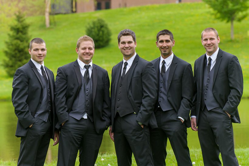 Groomsmen at Mount Allison