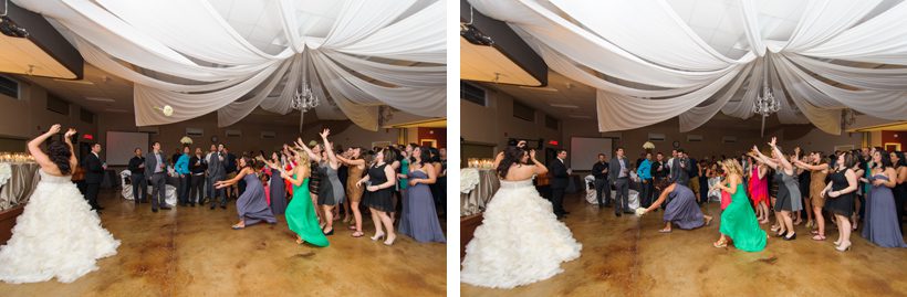 Bouquet toss