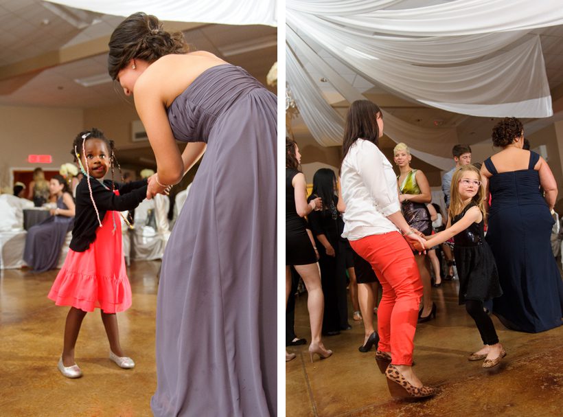 Dancing at wedding