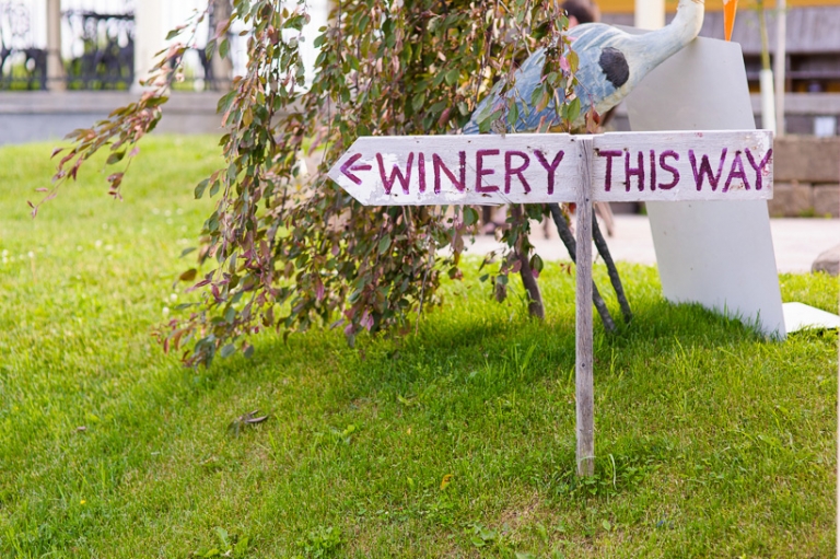 Winery sign