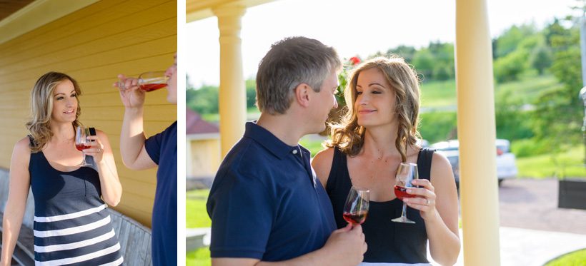 Winery engagement session