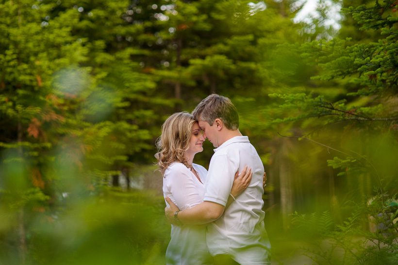 Couple in forest