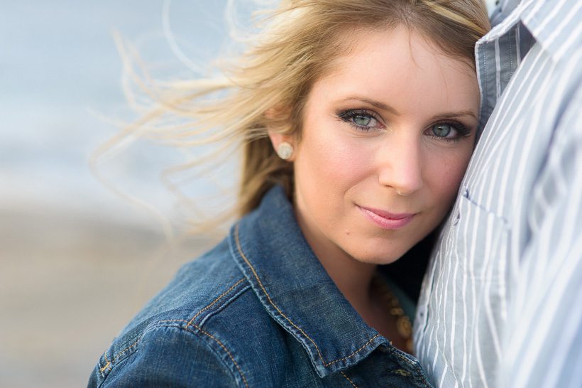 engagement session on the beach