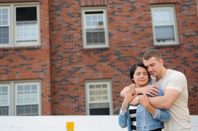 Moncton Rooftop Engagement Session