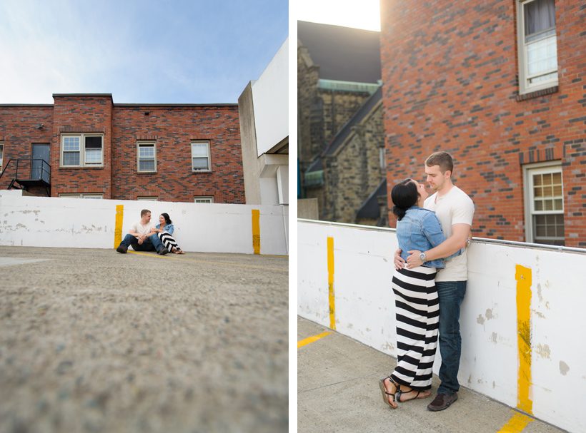 Rooftop session with couple
