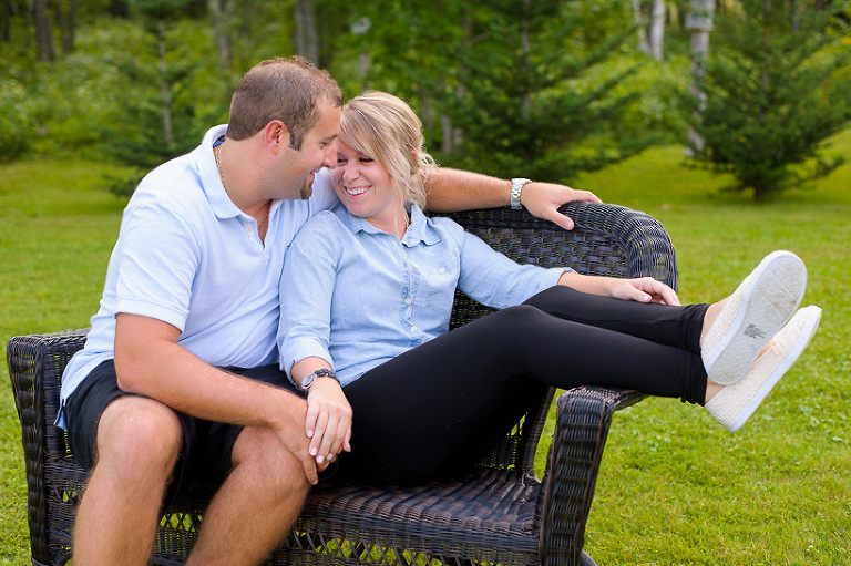 Backyard Engagement Session