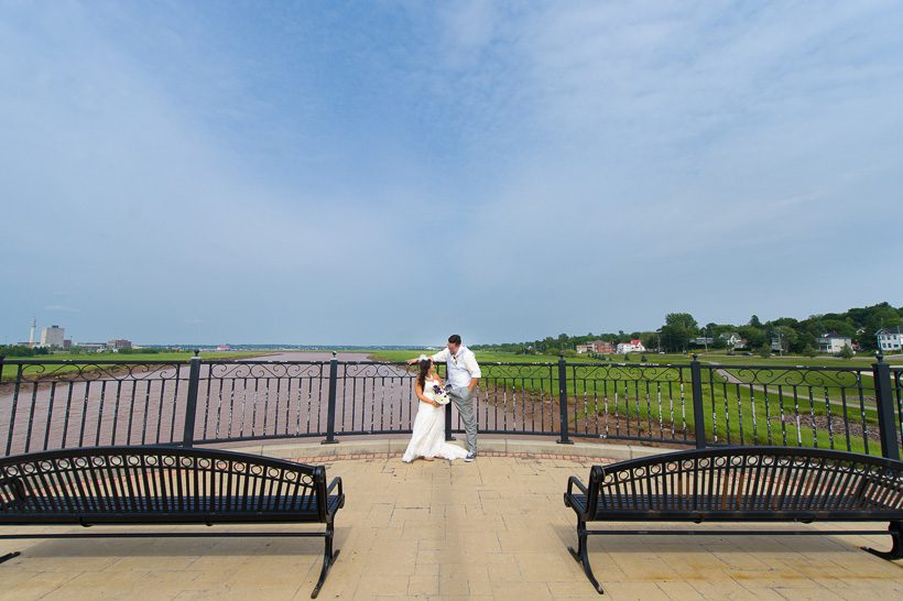 Moncton bridge wedding photos