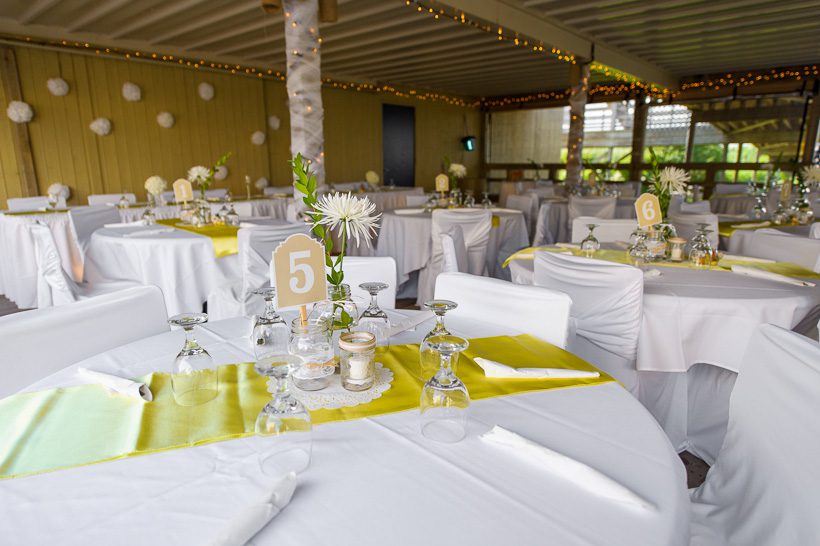 Aboiteau Beach wedding reception