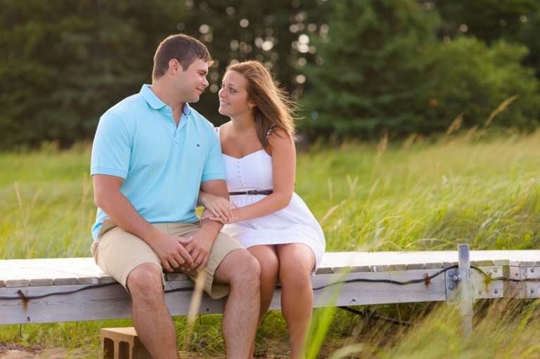 Waterfront engagement session