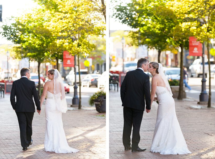 Downtown Moncton wedding photos