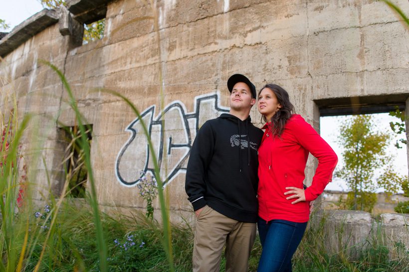 graffiti engagement session 