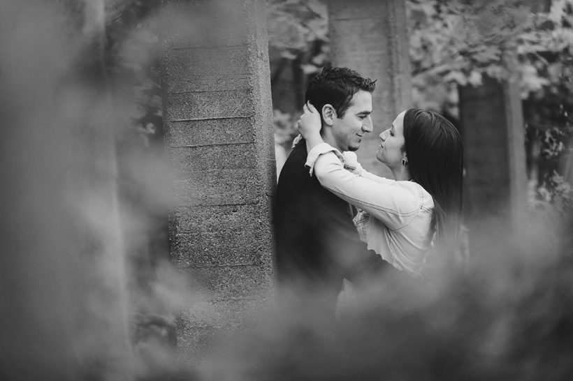 Moncton Engagement Session in black and white