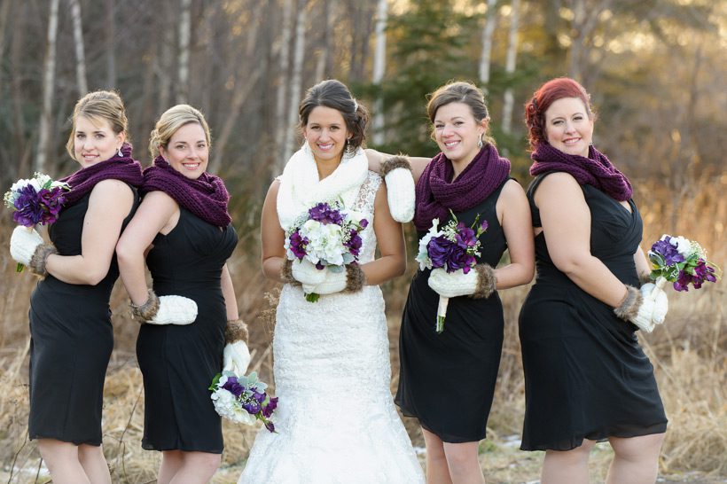 Black Bridesmaids dresses