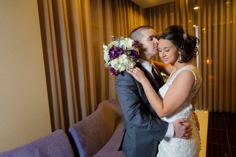 Indoor wedding photos