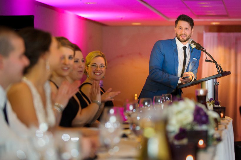 Wedding reception speeches
