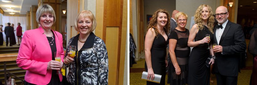 Cocktail reception guests