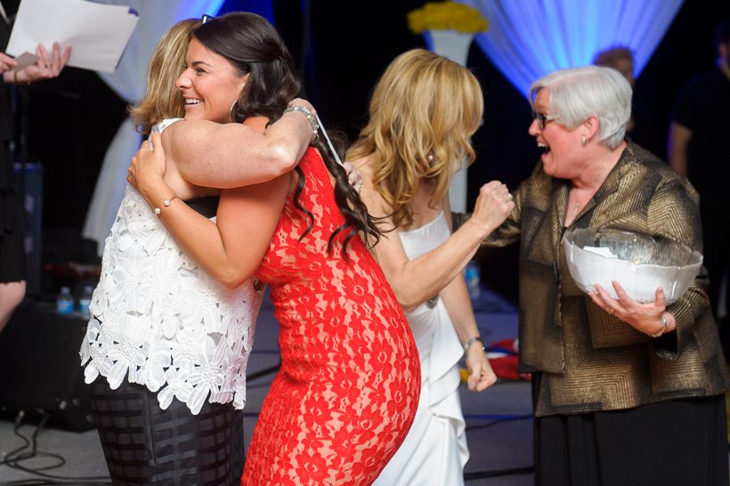 Winning ticket holder