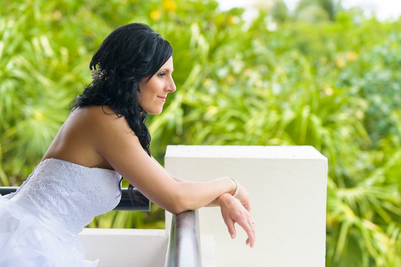 bride on balcony