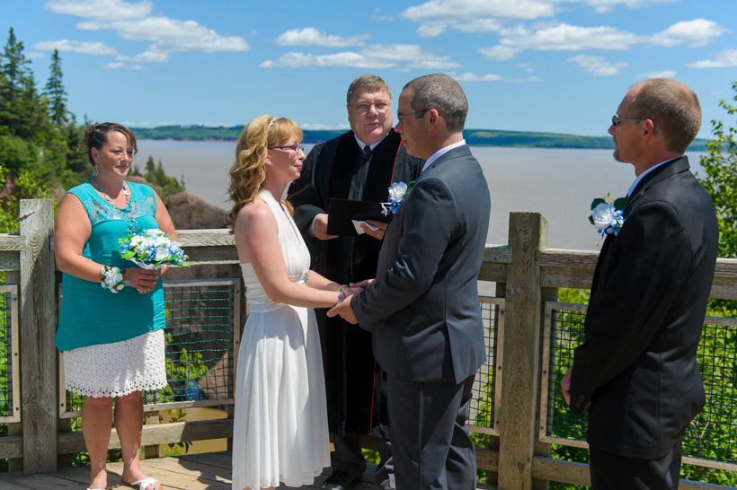 Hopewell Rocks Wedding