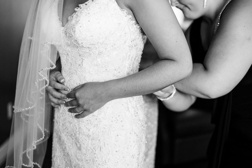 wedding dress details