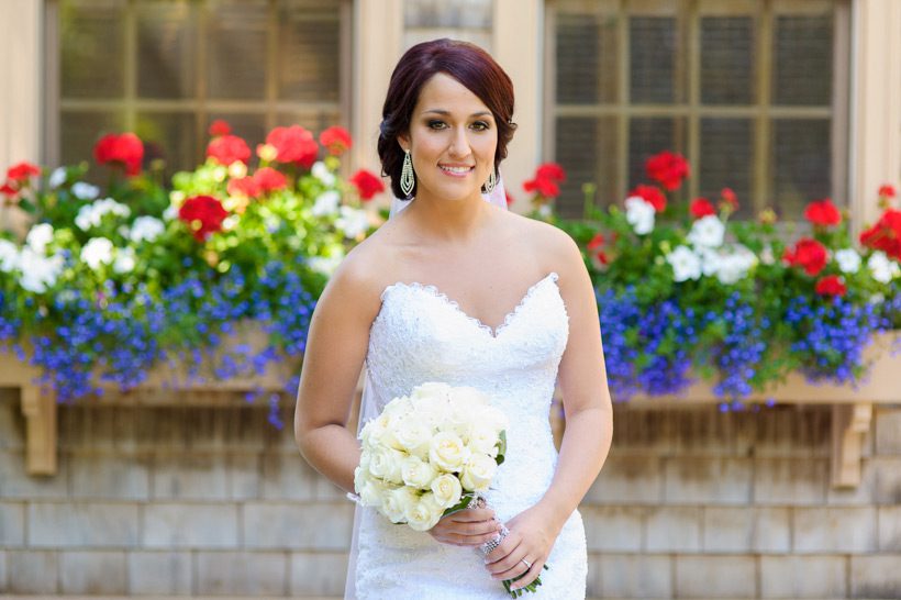 Bridal portrait in Bouctouche