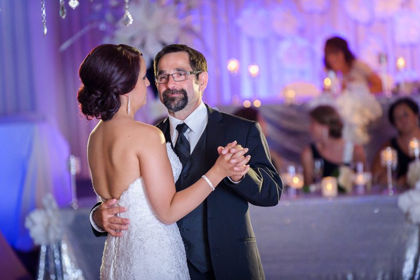bride and father first dance