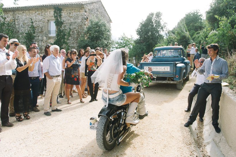 Motorcycle wedding