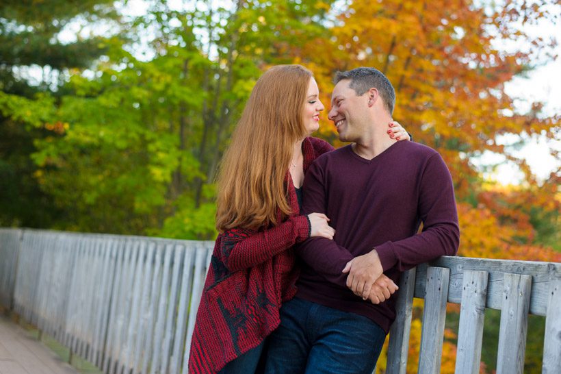 Bridge engagement session