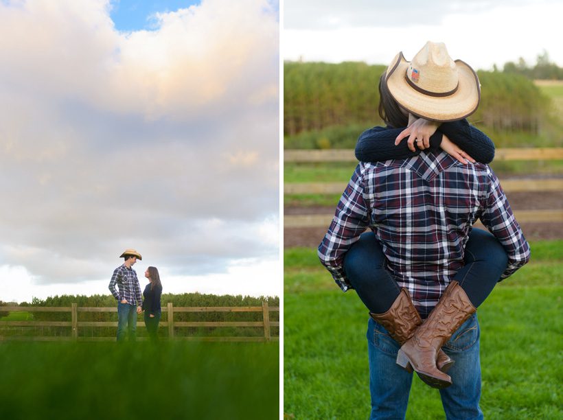 couple in field