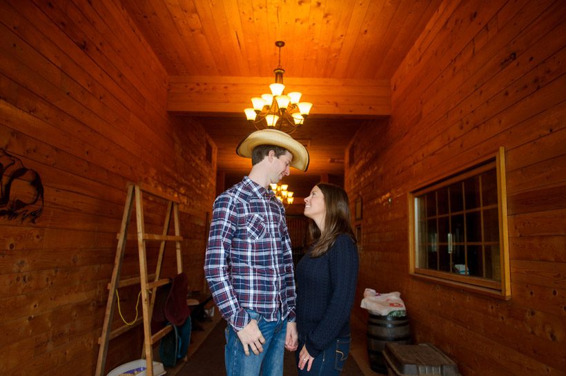 Barn engagement session