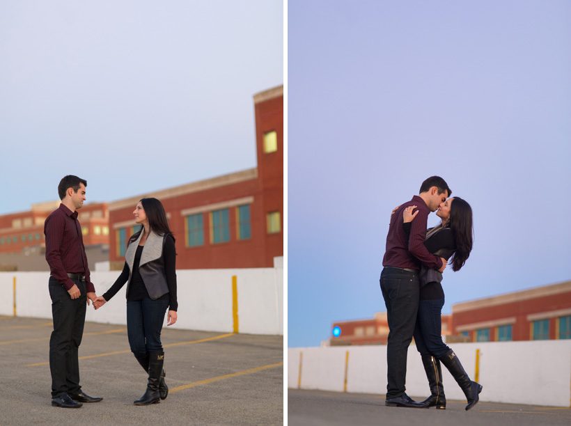 Sunset Moncton engagement