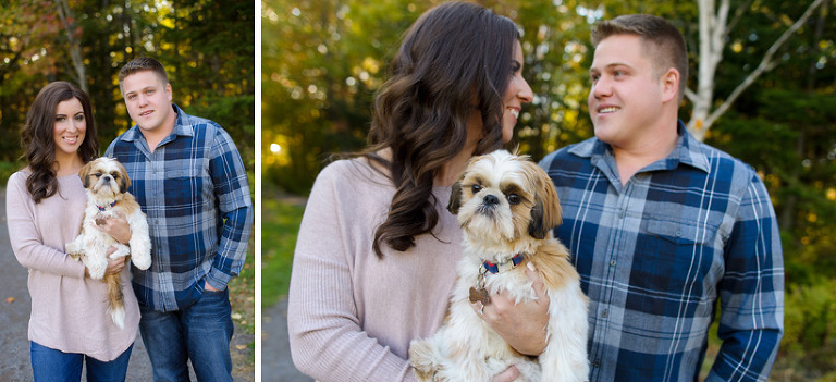 Couple with shih Tzu