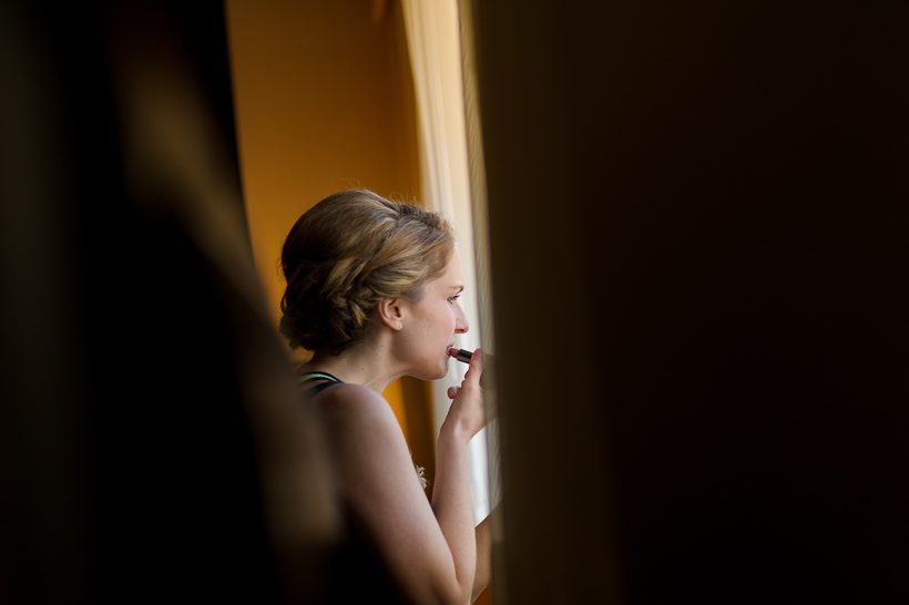 bride getting ready