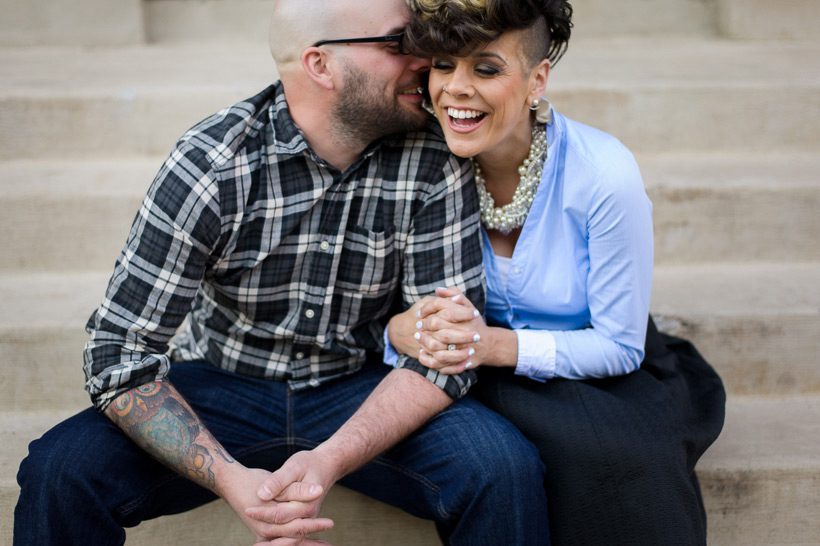 Fun engagement shoot