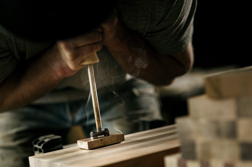 Branding wood - Moncton Woodworker