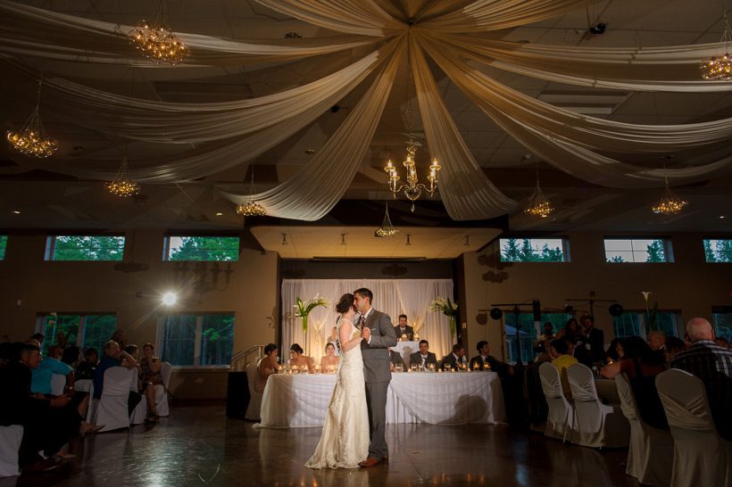 Bride and Groom first dance - Cormier Village wedding