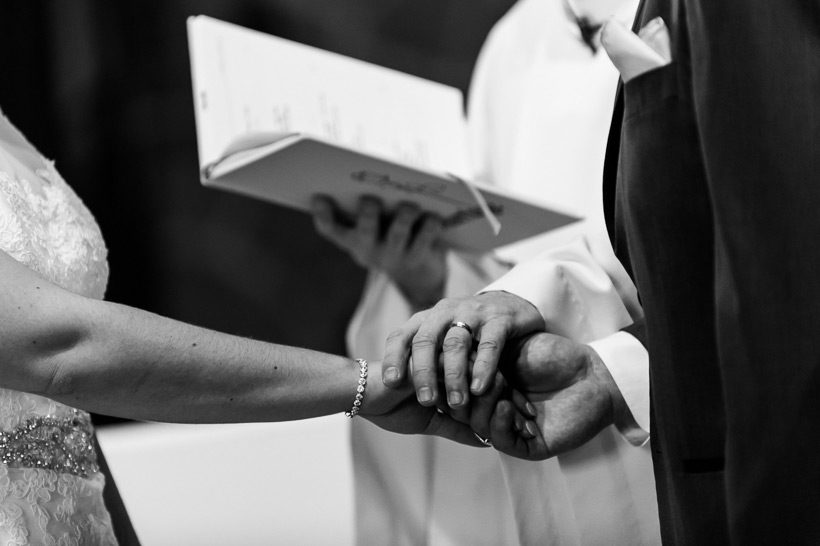 hands - wedding ceremony