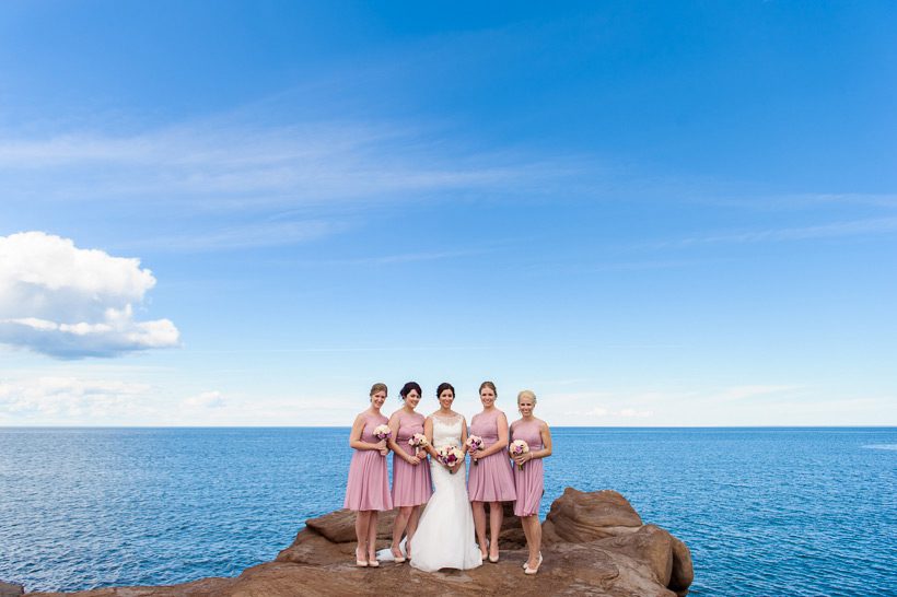 dusty rose bridesmaids dresses