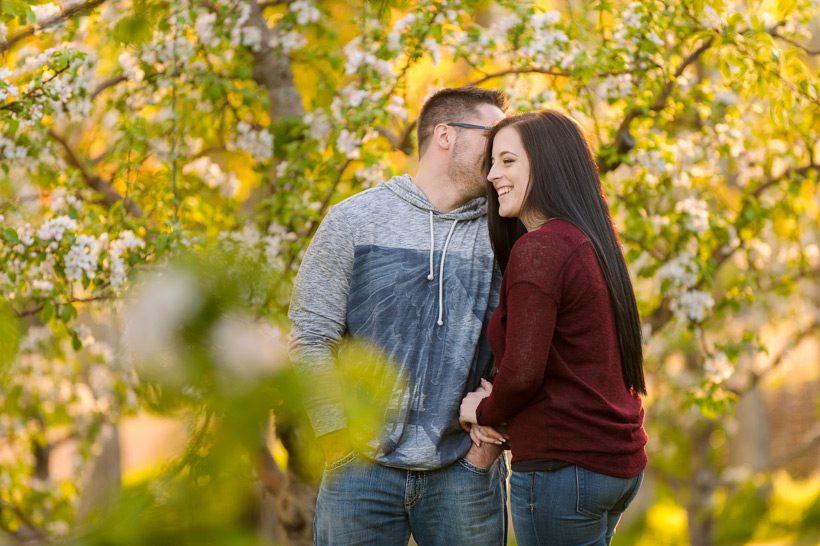 Couple engagement session in Memramcook