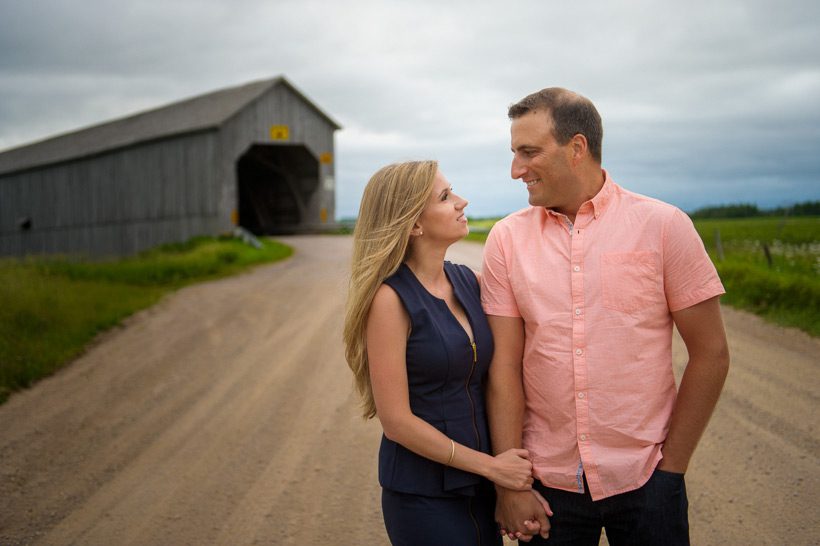 covered bridge dirt road shoot