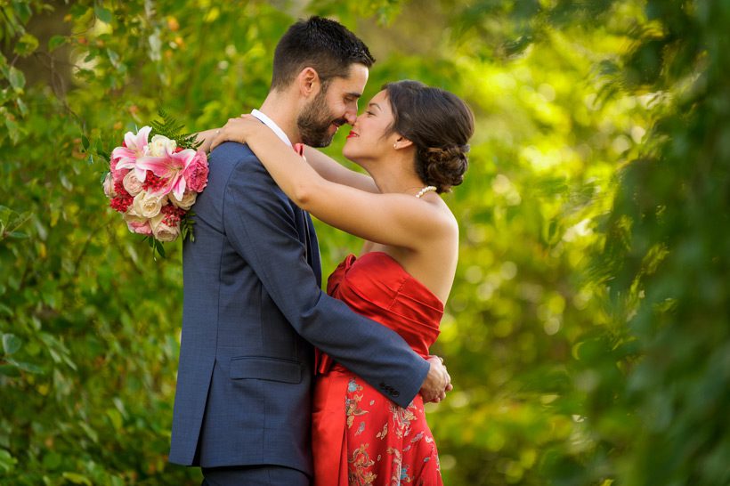Red Asian wedding wedding