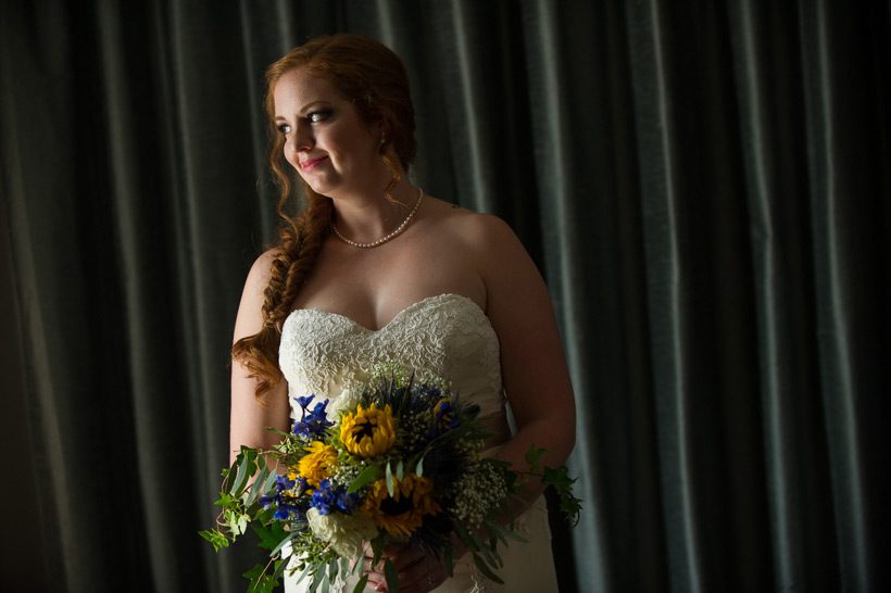 bride portrait in shediac