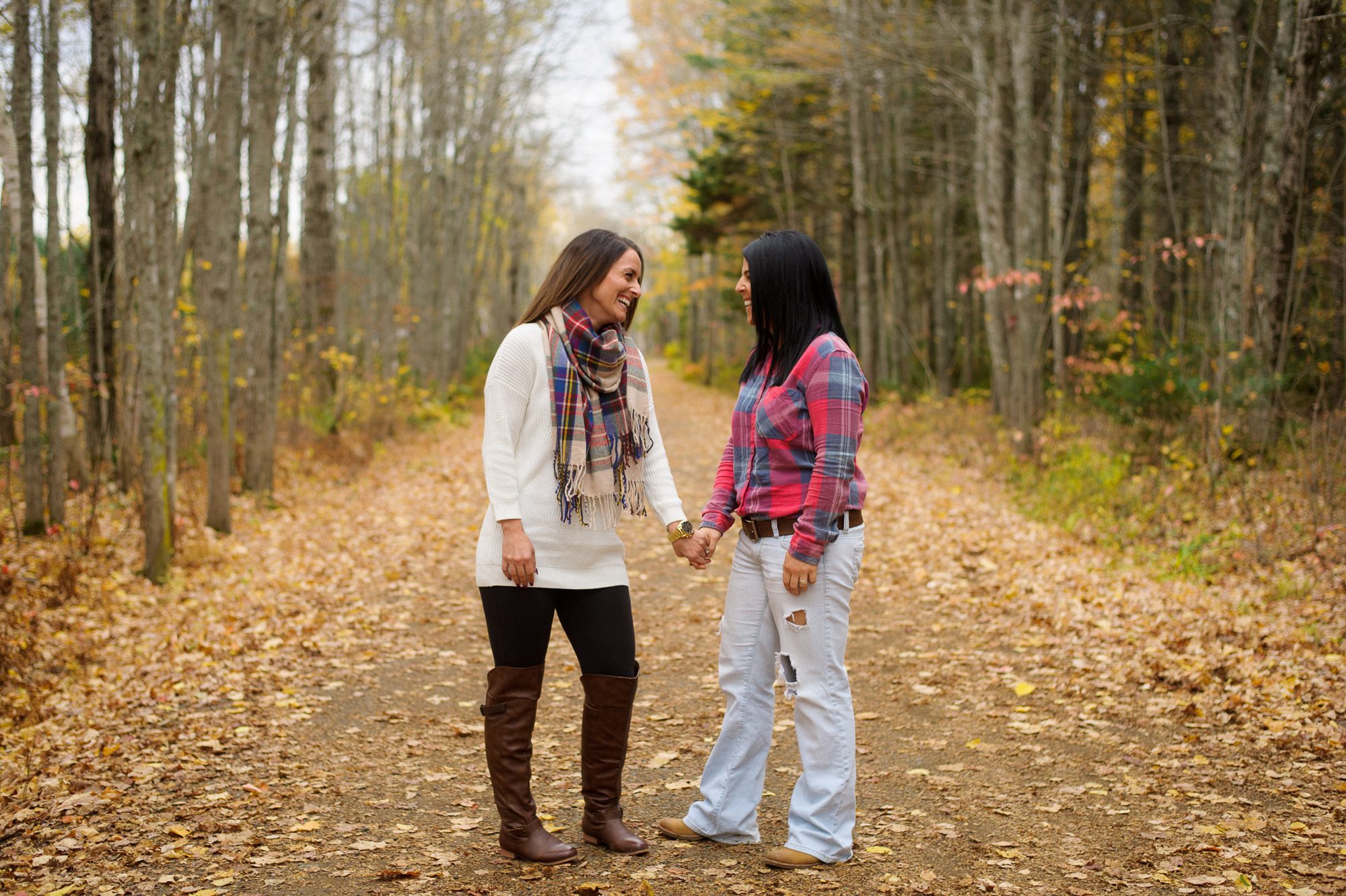 Fall same sex engagement