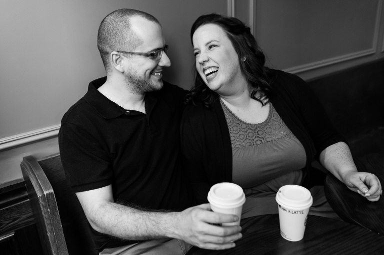 Couple at Starbucks