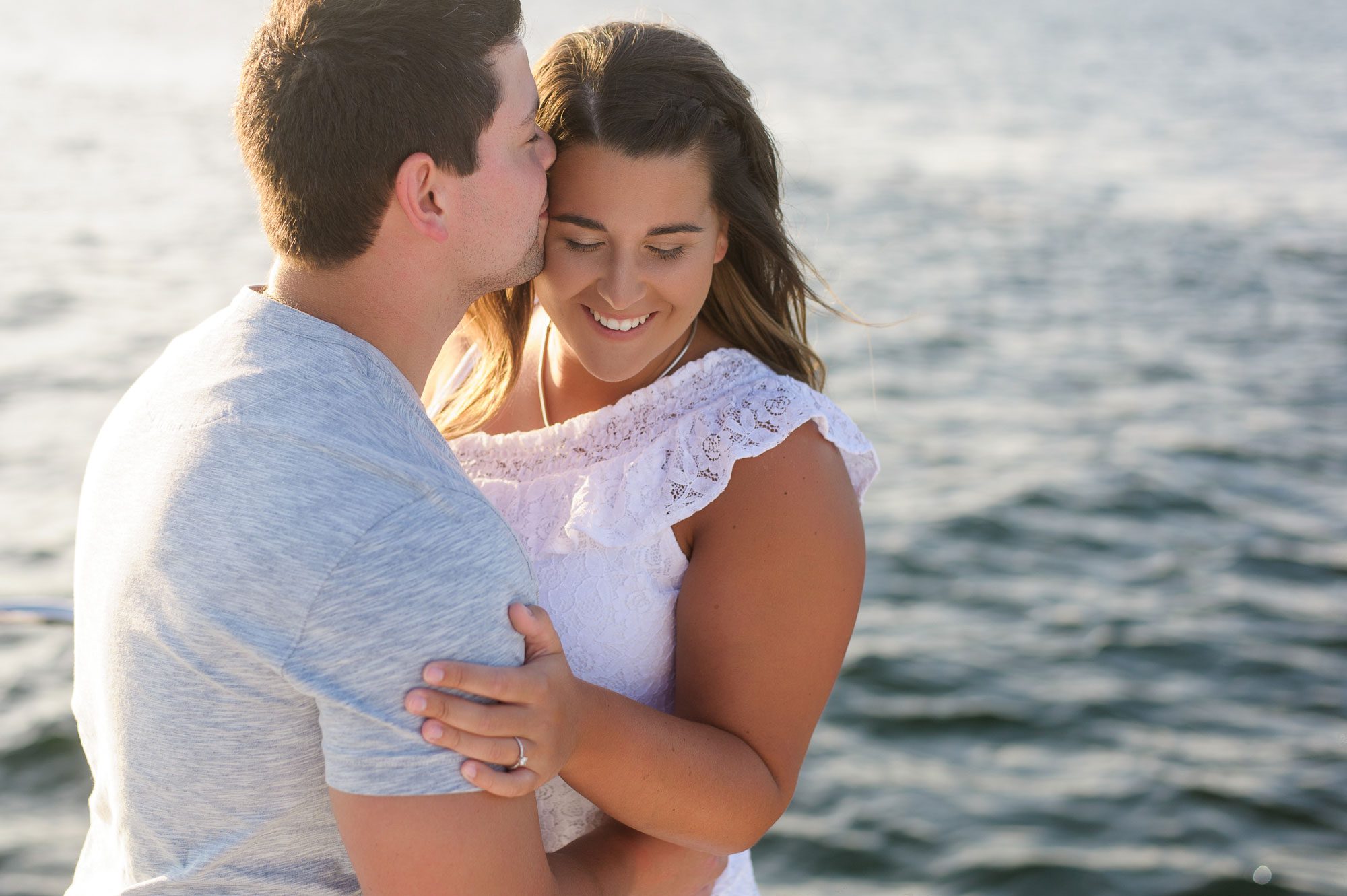 Couple shoot on a boat