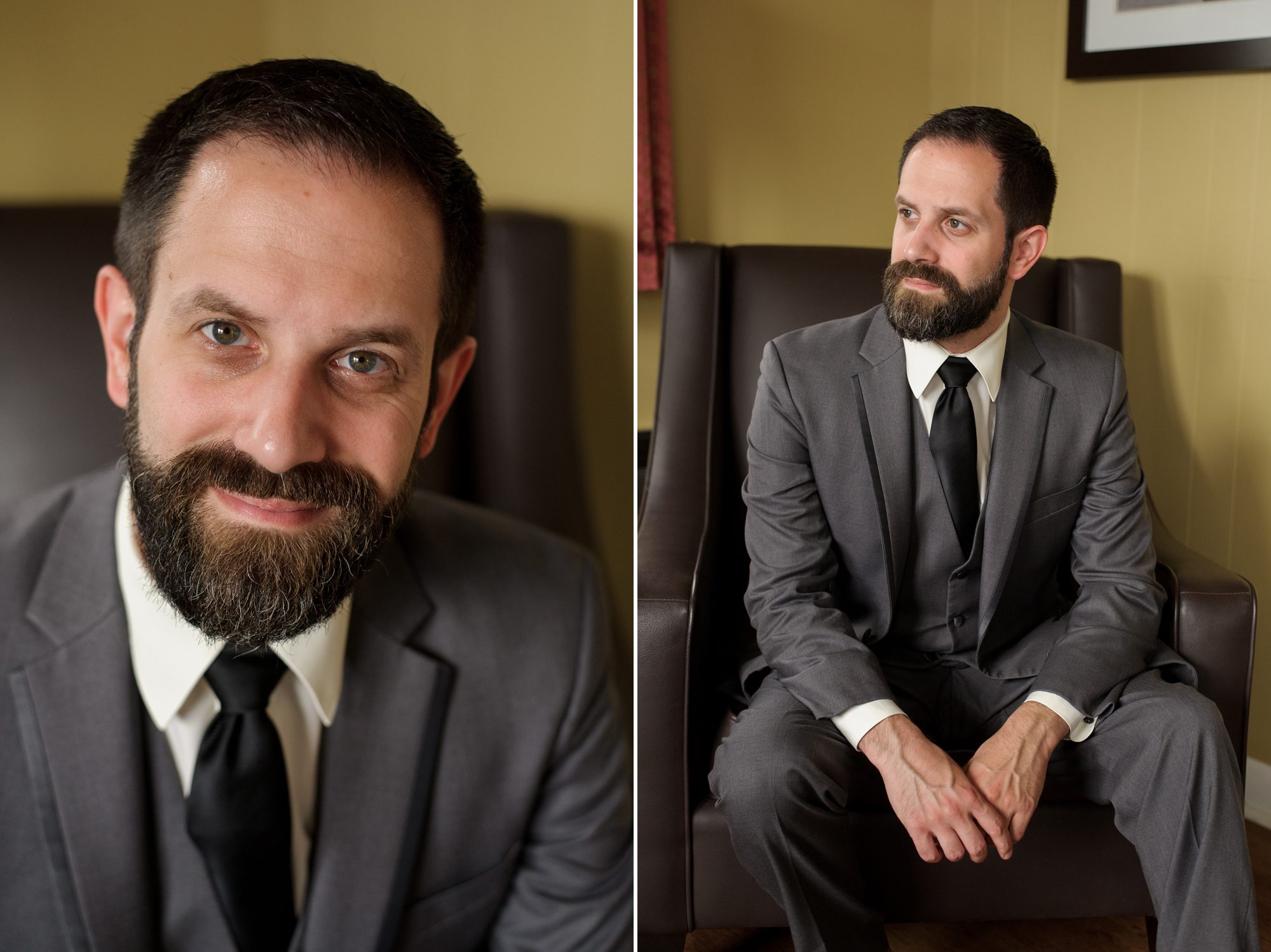 Portraits of groom at Keltic Lodge