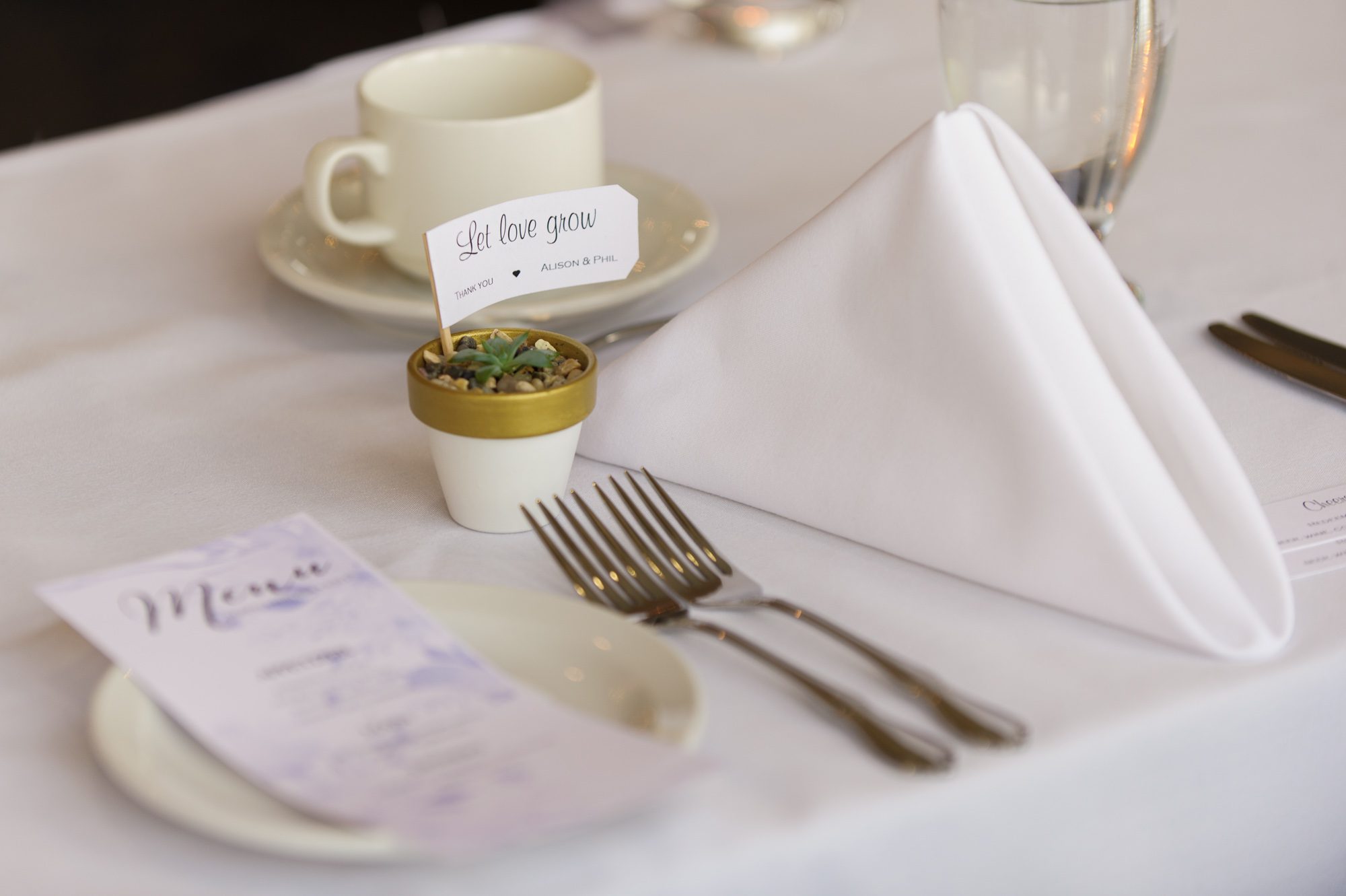 Wedding reception decor