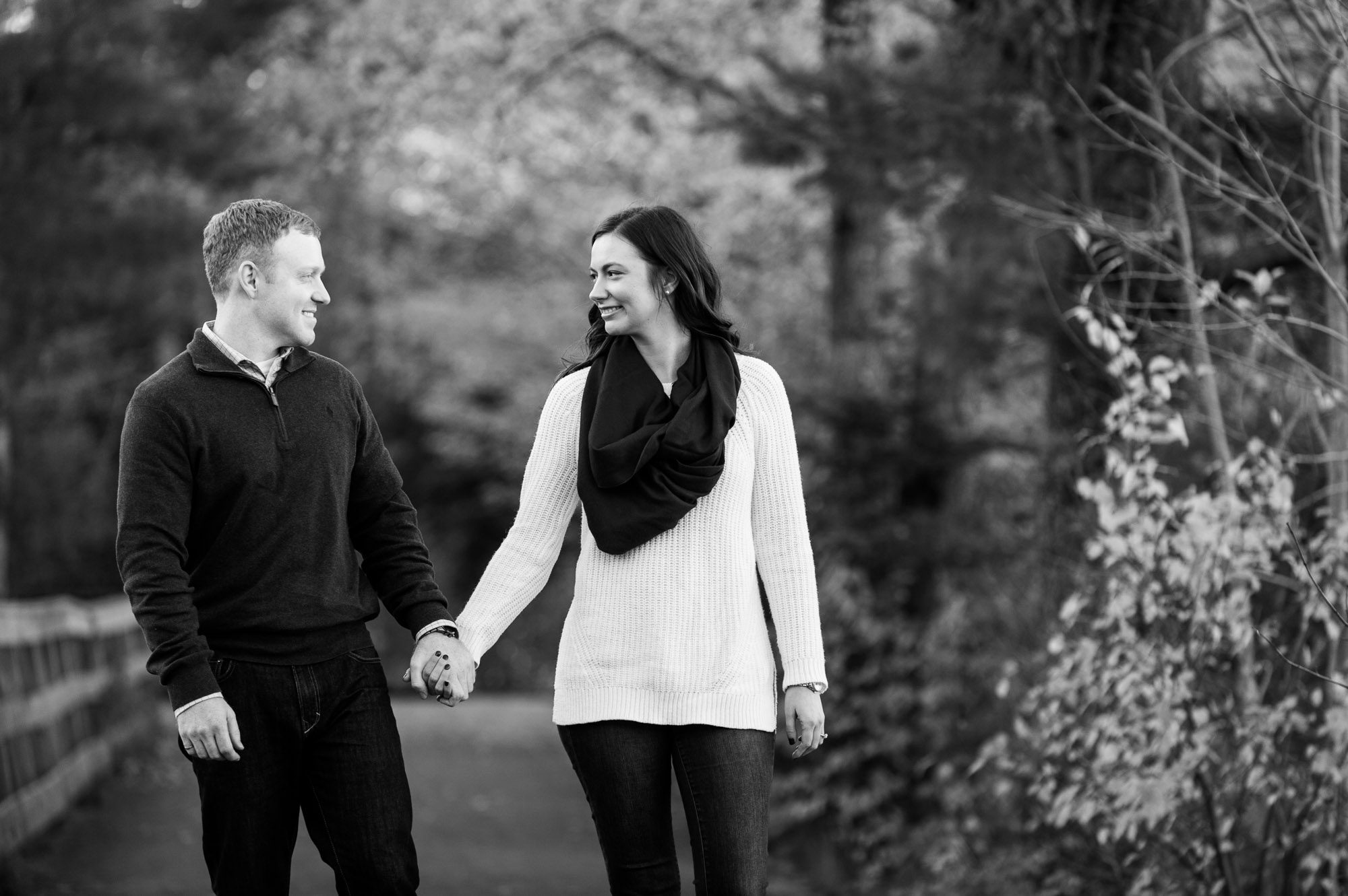 Black and white - Engagement Photography