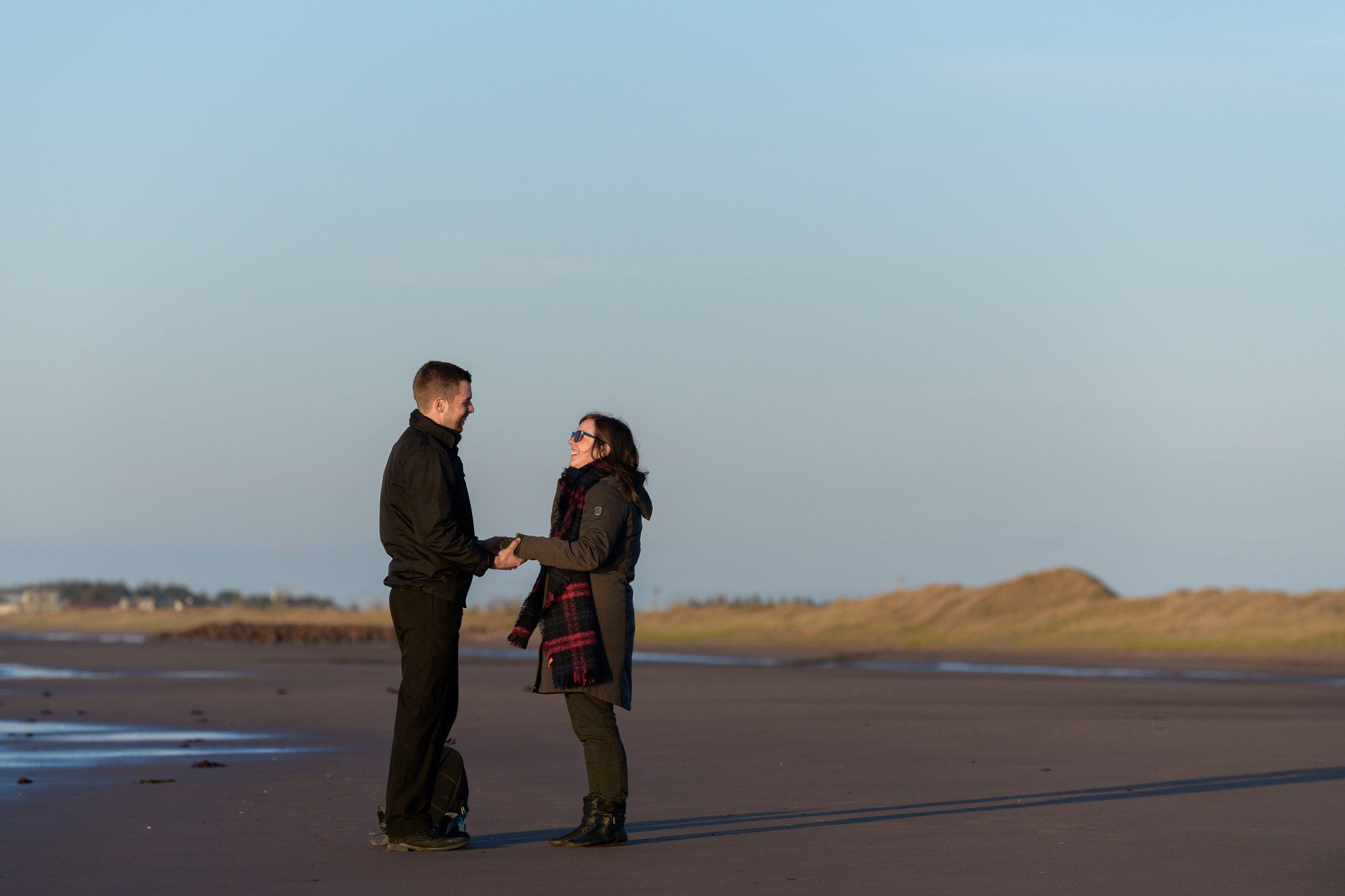 Secret Proposal on the beach