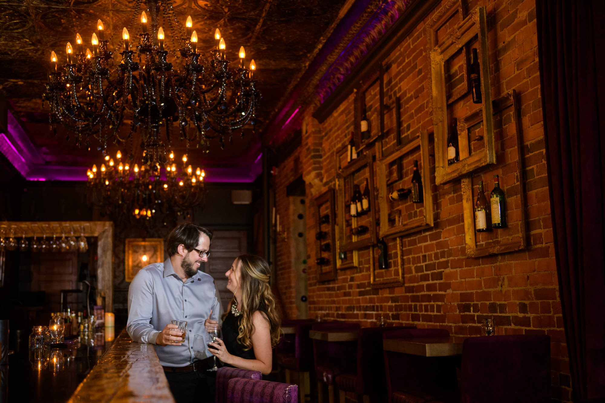 Third Glass Bar Engagement Session